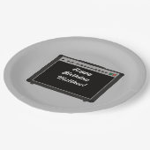 Gepersonaliseerde Versterker Rock and Roll Party Papieren Bordje (Gekanteld)