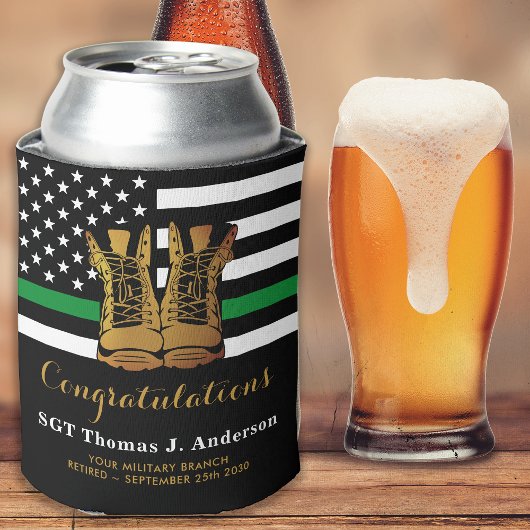 Gepersonaliseerde vervroegde pensionering militair blikjeskoeler