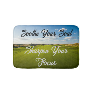 Gepersonaliseerde Verzacht Je Ziel Golf Badmat
