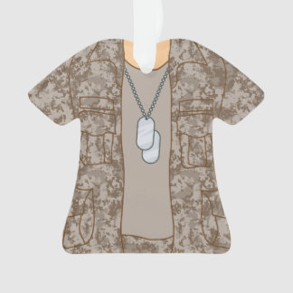 Gepersonaliseerde Veteraan Militaire Soldaat Ornam Ornament