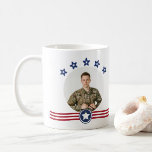 Gepersonaliseerde Veterans Day Mok Custom Name Mil
