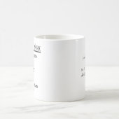 Gepersonaliseerde veterinaire grappige dierenartse koffiemok (Center)