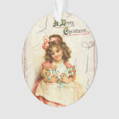 Gepersonaliseerde  Victoriaans kerstversiering Ornament (voorkant)