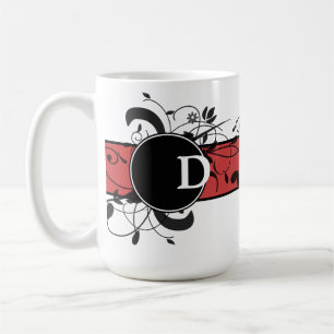 Gepersonaliseerde Victoriaans Vlaanderen Monogramm Koffiemok