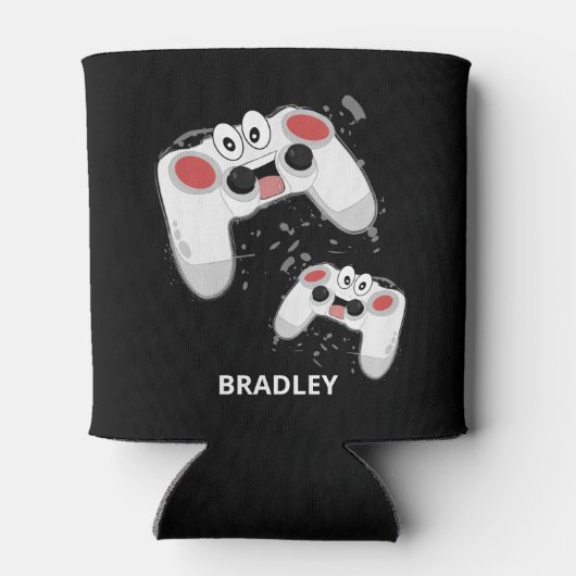 Gepersonaliseerde videogamer | KINDER Blikjeskoeler (Achterkant)