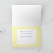 Gepersonaliseerde vierde verjaardag Kaart! Kaart (Binnen)