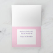 Gepersonaliseerde vierde verjaardag Kaart! Kaart (Binnen)