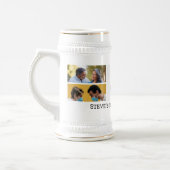 Gepersonaliseerde vijf foto aangepaste tekst pensi bierpul (Links)