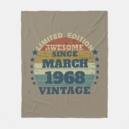 Gepersonaliseerde vijfenvijftig  55ste verjaardag fleece deken