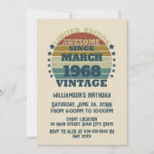 Gepersonaliseerde vijfenvijftig  55ste verjaardag kaart (Voorkant)