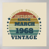 Gepersonaliseerde vijfenvijftig  55ste verjaardag poster (Voorkant)