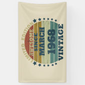 Gepersonaliseerde vijfenvijftig 55ste verjaardag spandoek (Verticaal)