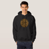 Gepersonaliseerde vijfenzeventig vintage 75ste ver hoodie (Voorkant volledig)