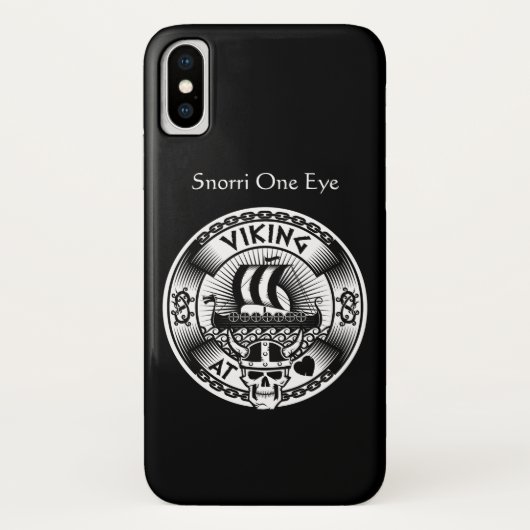 Gepersonaliseerde Viking in hart en nieren Case-Mate iPhone Case (Achterkant)