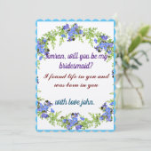 GEPERSONALISEERDE VINATAGETIMELESS HUWELIJKSAANZOE KAART (Staand voorkant)