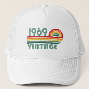 Gepersonaliseerde vintage 55e verjaardagscadeaus trucker pet