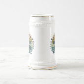 Gepersonaliseerde vintage 65e verjaardagscadeaus bierpul (Center)