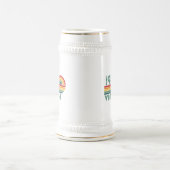 Gepersonaliseerde vintage 65e verjaardagscadeaus bierpul (Center)