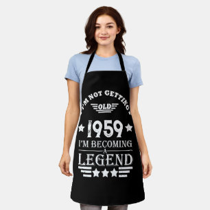 Gepersonaliseerde vintage 65e verjaardagscadeaus schort
