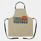 Gepersonaliseerde vintage 70ste verjaardag schort (Voorkant)