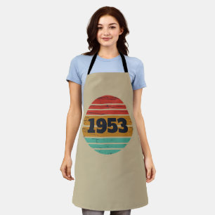 Gepersonaliseerde vintage 70ste verjaardag schort