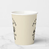 Gepersonaliseerde vintage 75e verjaardag papieren bekers (Links)