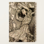 Gepersonaliseerde Vintage Arthur Rackham Dotted Jo Notitieboek (Achterkant)