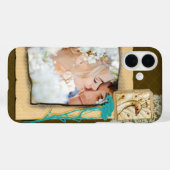 Gepersonaliseerde vintage fotocollage Case-Mate iPhone case (Achterkant (horizontaal))