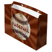 GEPERSONALISEERDE Vintage honkbal cadeautas YOUR T (Achterkant Gekanteld)