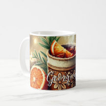 Gepersonaliseerde Vintage Kerstmarkt Mulled Wine