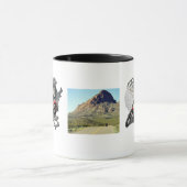 Gepersonaliseerde Vintage Motorrit Route 66 Mok (Midden)