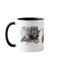 Gepersonaliseerde Vintage Motorrit Route 66