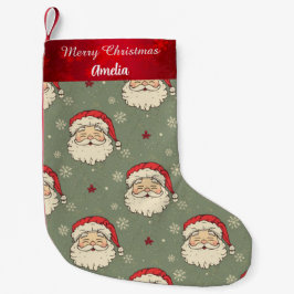 Gepersonaliseerde Vintage Sinterklaas Kleine Kerstsok