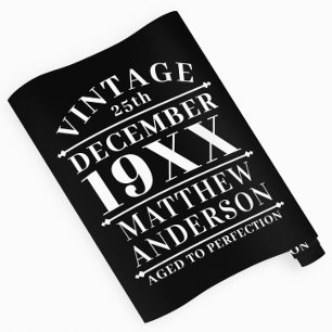 Gepersonaliseerde Vintage tot perfecte Cadeaupapier