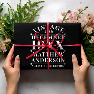 Gepersonaliseerde Vintage tot perfecte Inpakpapier Vel