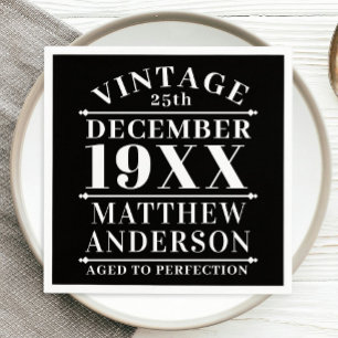 Gepersonaliseerde Vintage tot perfecte Servet