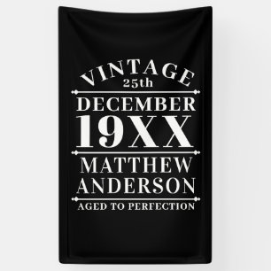 Gepersonaliseerde Vintage tot perfecte Spandoek