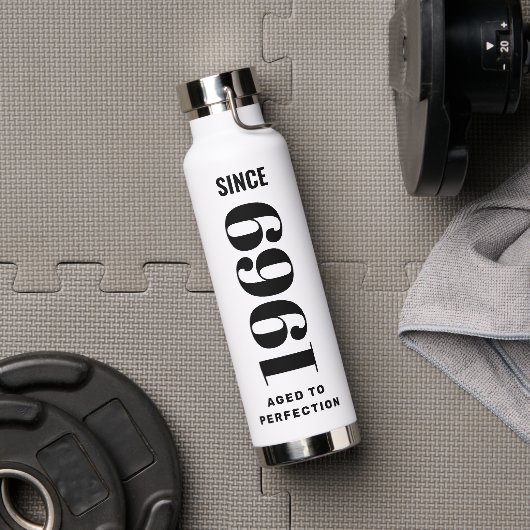 Gepersonaliseerde Vintage verouderd tot perfecte g Waterfles (Gym)