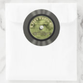 Gepersonaliseerde Vinyl Record Stickers (Tas)