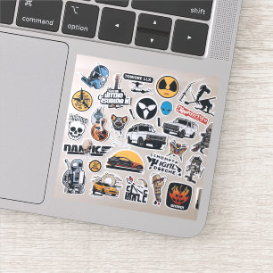 Gepersonaliseerde vinyl stickers, afdrukbare vinyl sticker
