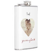 Gepersonaliseerde Vinyl Wrapped Flask voor Vaderda Heupfles (Rechts)