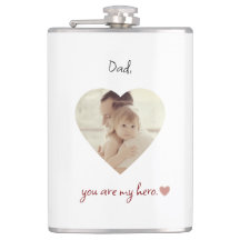 Gepersonaliseerde Vinyl Wrapped Flask voor Vaderda