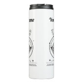 Gepersonaliseerde Virgo Thermal Tumbler Thermosbeker (Achterkant)