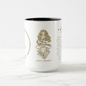 Gepersonaliseerde Virgo Zodiac 15 oz Koffie Mok (Midden)