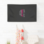 Gepersonaliseerde visagist standaard spandoek (Insitu)