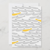 Gepersonaliseerde visbriefkaarten bedankkaart (Achterkant)