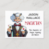 Gepersonaliseerde Visitekaartje van de goochelaar (Voorkant)