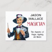 Gepersonaliseerde Visitekaartje van de goochelaar (Voorkant)