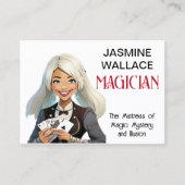 Gepersonaliseerde Visitekaartje van de goochelaar (Voorkant)