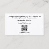 Gepersonaliseerde Visitekaartjes voor makelaars (Achterkant)